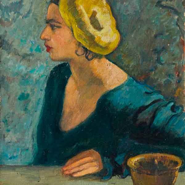 Amrita Sher Gil painting