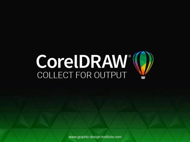 How to use Collect for Output in CorelDraw?